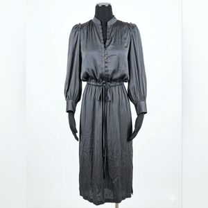 Zadig & Voltaire Satin Long Sleeve Dress